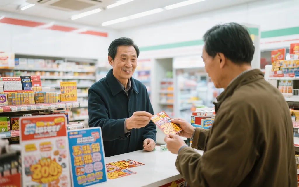 即开型彩票销售场景